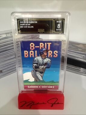 Shohei Ohtani - Topps Celebration 8-Bit Ballers - GMA NM-MT 8